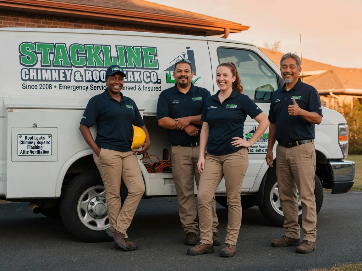 Chimney flashing repair company in Long Lake, WI